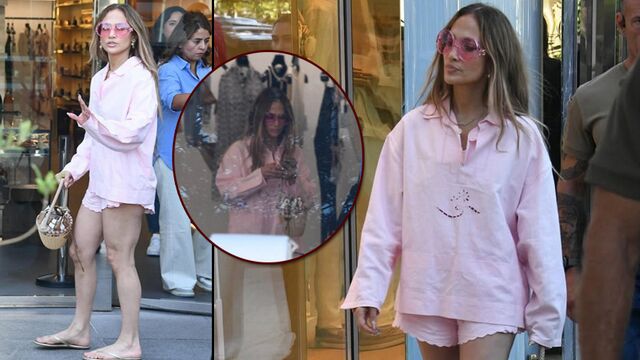 'JLO' konser öncesi alışverişe çıktı