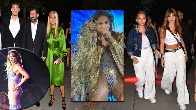 Jennifer Lopez İstanbul'u salladı