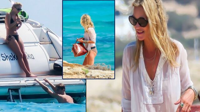 Kate Moss İspanya'da...