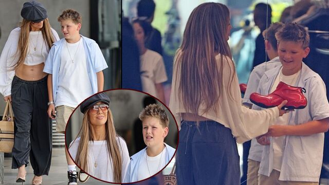 JLO, eski eşinin oğluyla alışverişte...