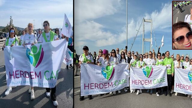 Herdem Çare Derneği maratonda...