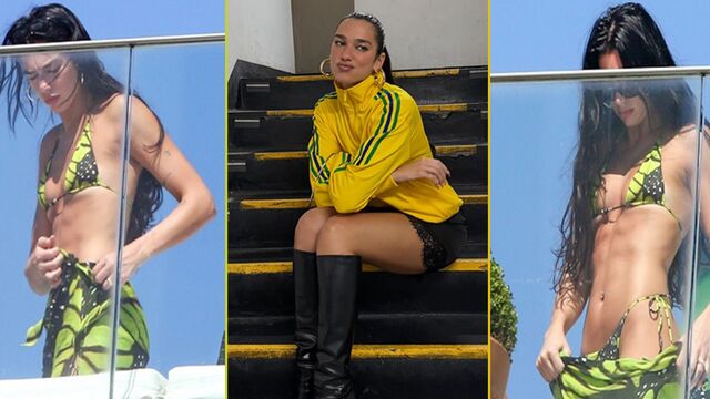 Dua Lipa Brezilya'da güneşlendi