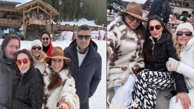 Courchevel'de dost buluşması...