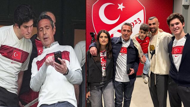 Baba-oğul Türkiye-Romanya maçını izledi