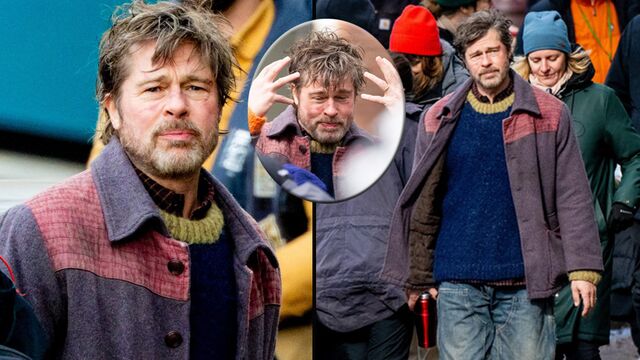 Brad Pitt'in, imajı şaşırttı
