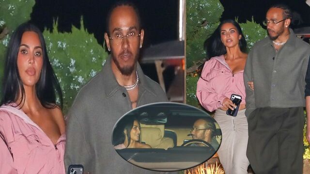 Kardashian ve Hamilton yemeğe çıktı