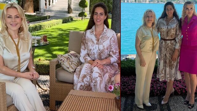 Prenses Sophia Sabancı'yla buluştu