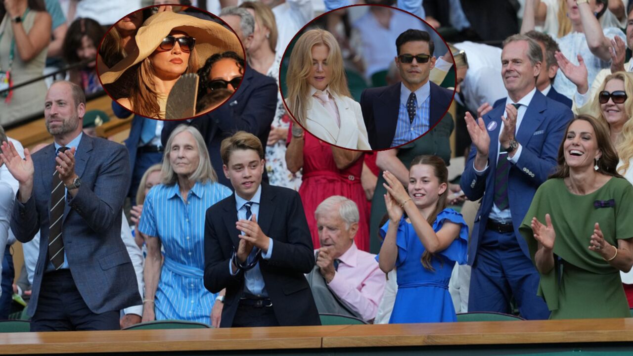 Wimbledon Tenis Turnuvasına ünlü akını...