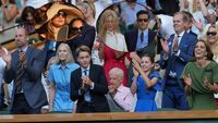 Wimbledon Tenis Turnuvasına ünlü akını...
