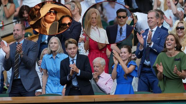 Wimbledon Tenis Turnuvasına ünlü akını...