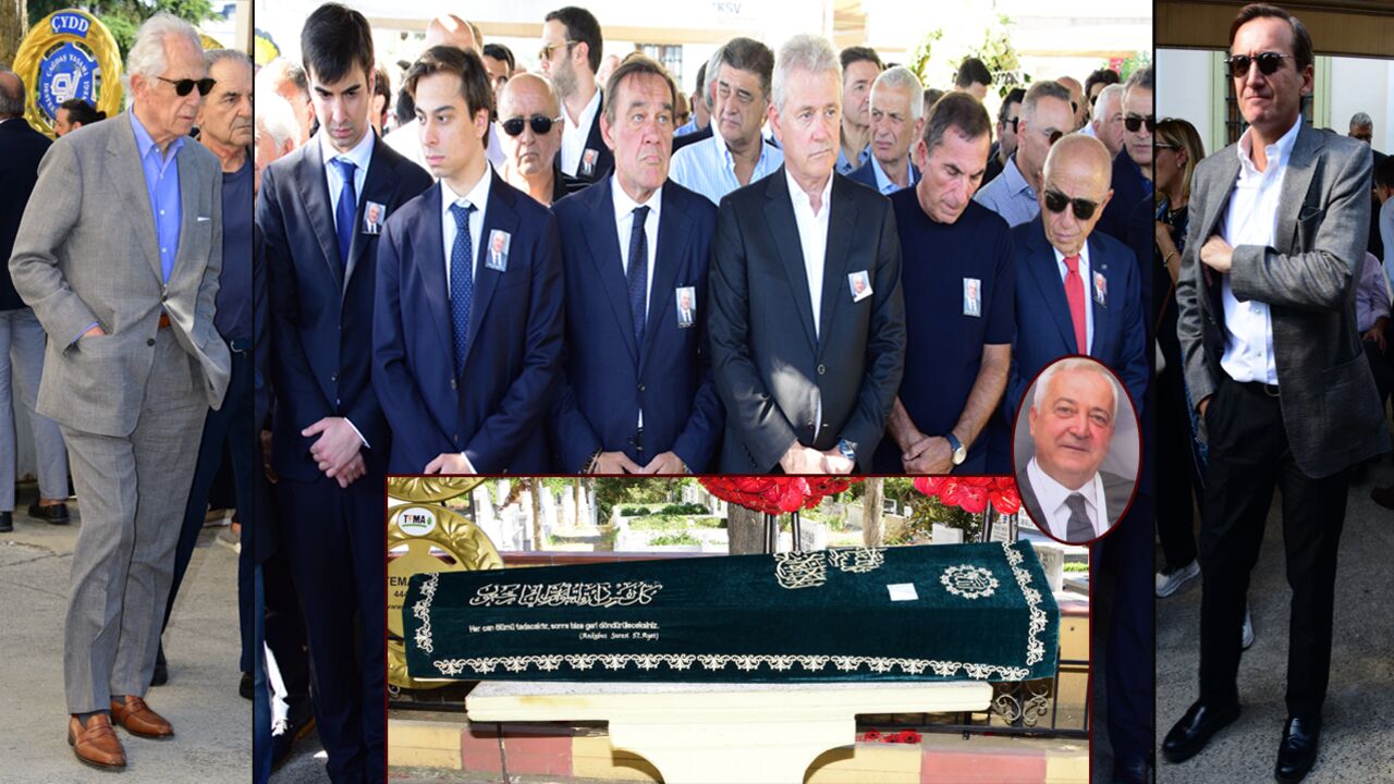 İş ve spor dünyası cenaze töreninde...