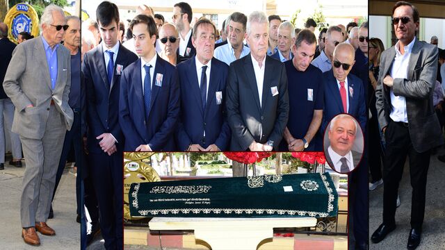 İş ve spor dünyası cenaze töreninde...