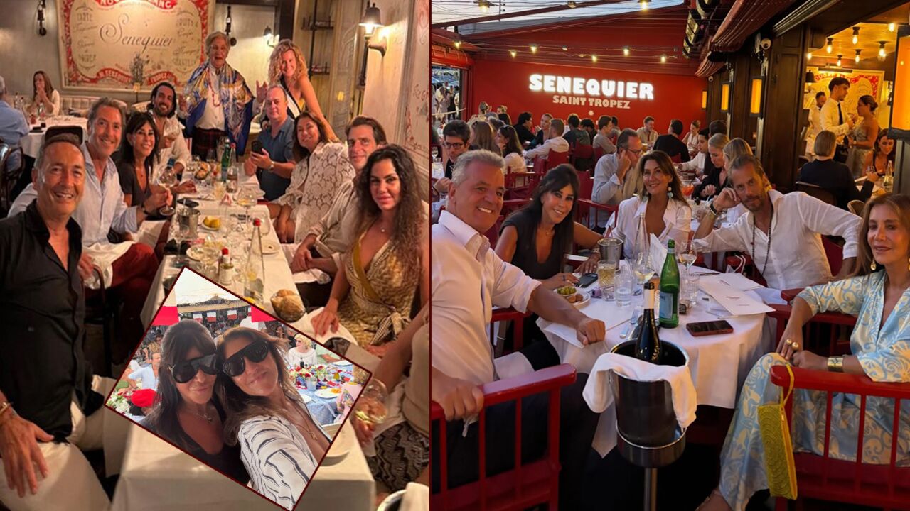 Saint-Tropez'de eğlence...