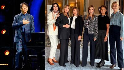 Konser öncesi toplantı...