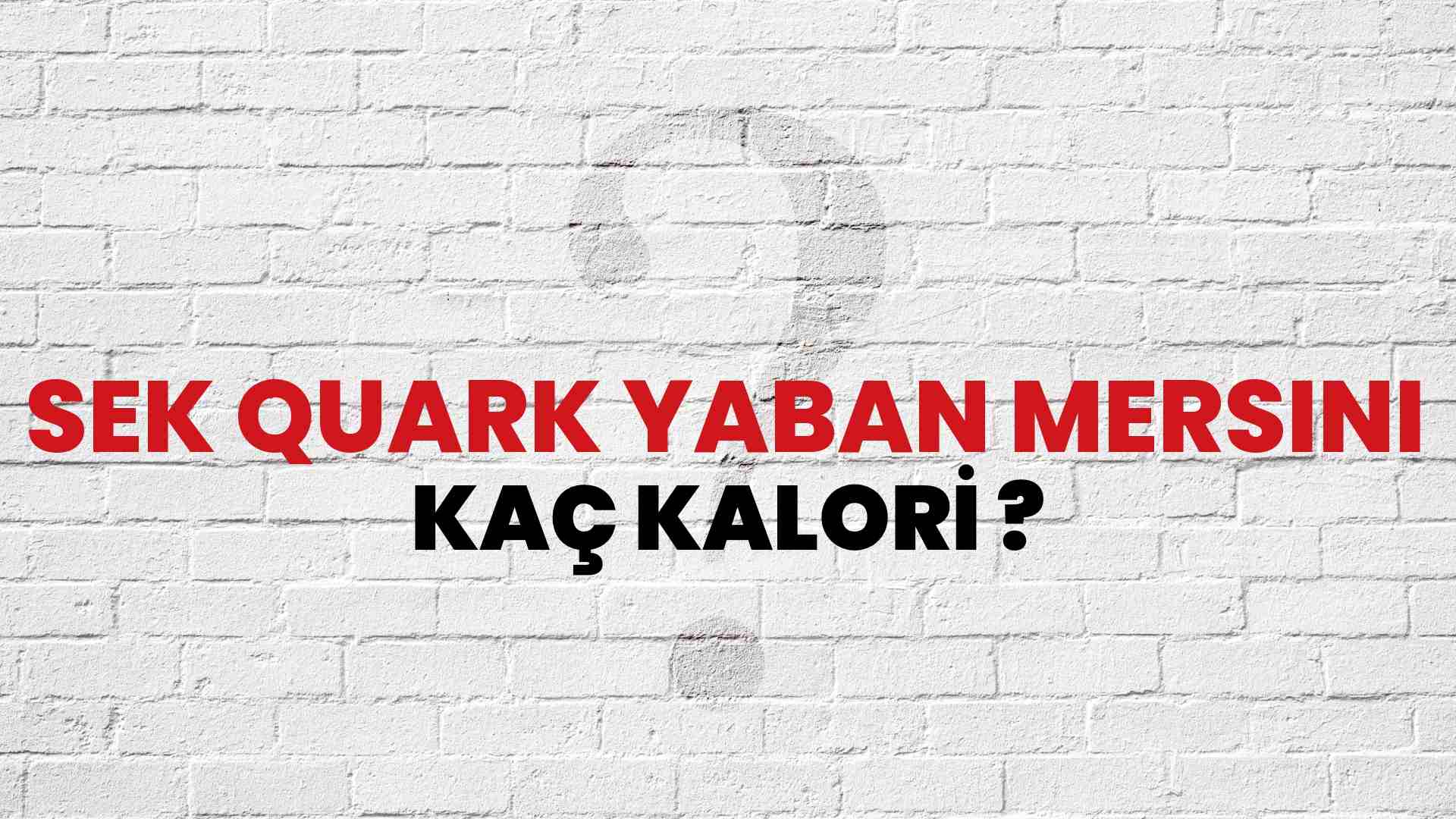 Sek Quark Yaban Mersini Kaç Kalori? Sek Quark Yaban Mersini Kalori Miktarı ve Besin Değeri