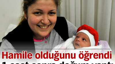 Hamile olduğunu öğrendi