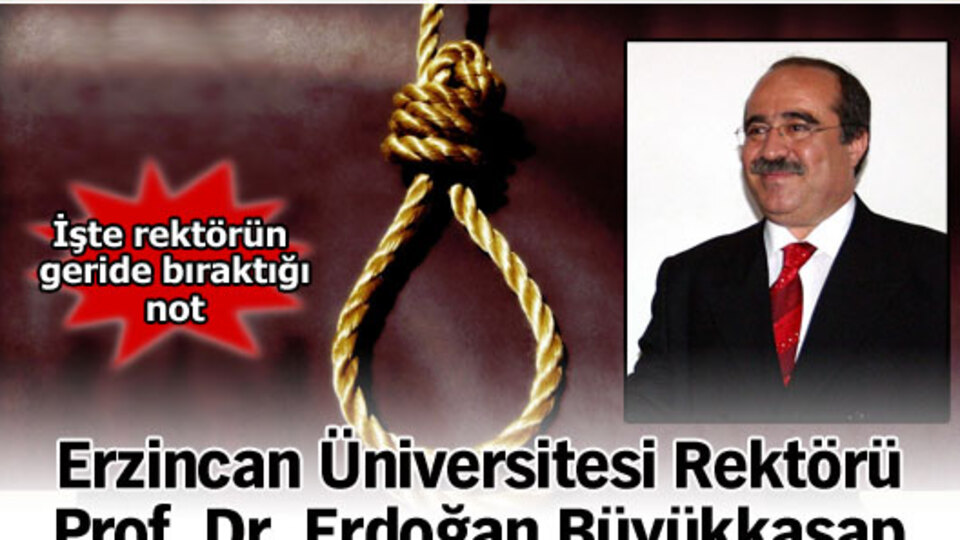 ERZİNCAN'DA ŞOK İNTİHAR