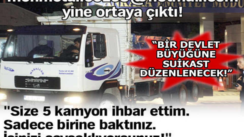 O ihbarcı yine ortaya çıktı