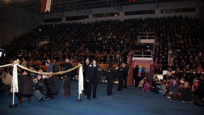 Zonguldak'ta Cübbeli izdihamı