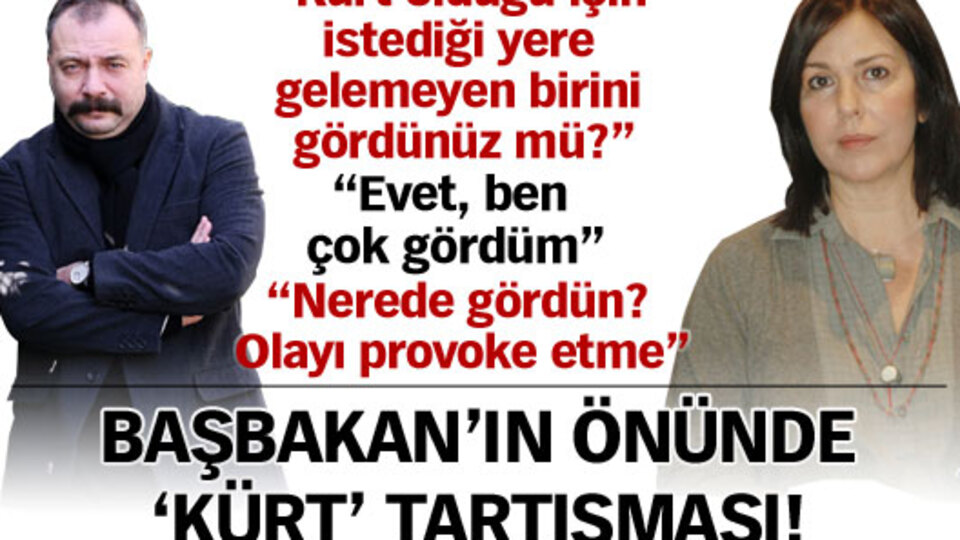 Kürt tartışmasına Başbakan ayarı
