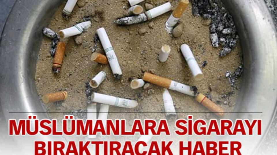 ''Sigaranın içinde domuz kanı var''