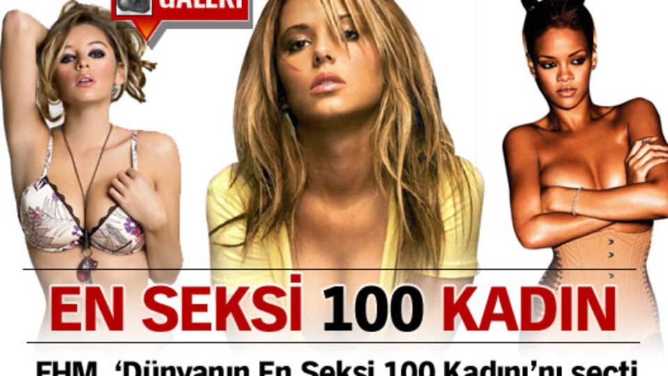 En seksi 100 kadın GALERİ