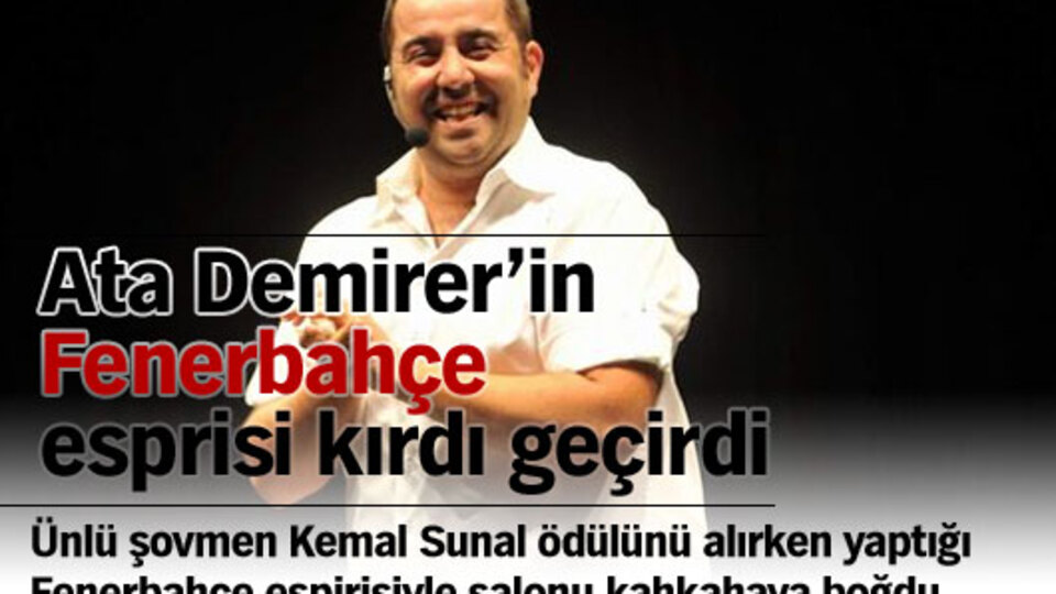 Ata Demirer'den Fenerbahçe esprisi