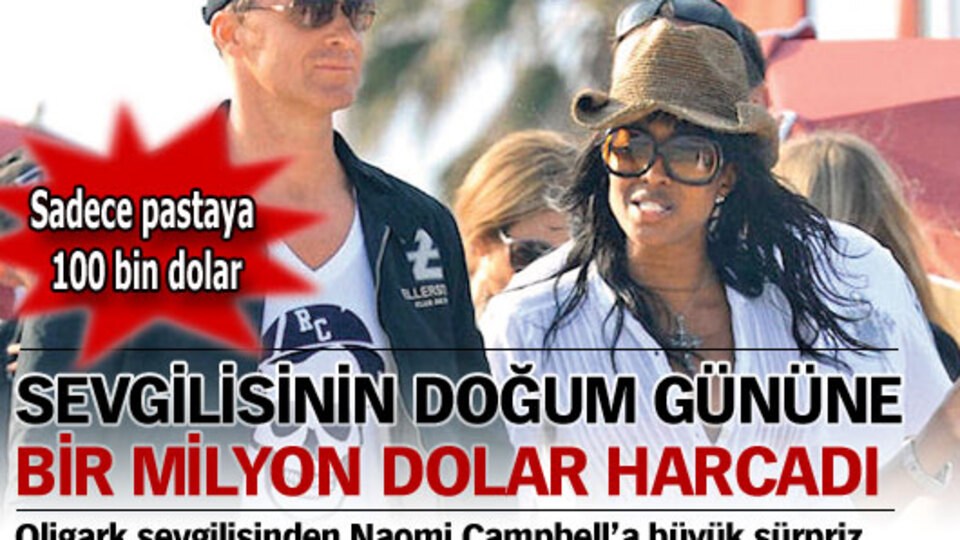 40'ıncı doğumgününe bir milyon dolarlık pasta