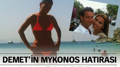 Demet sezonun ilk bikinili fotoğrafını verdi