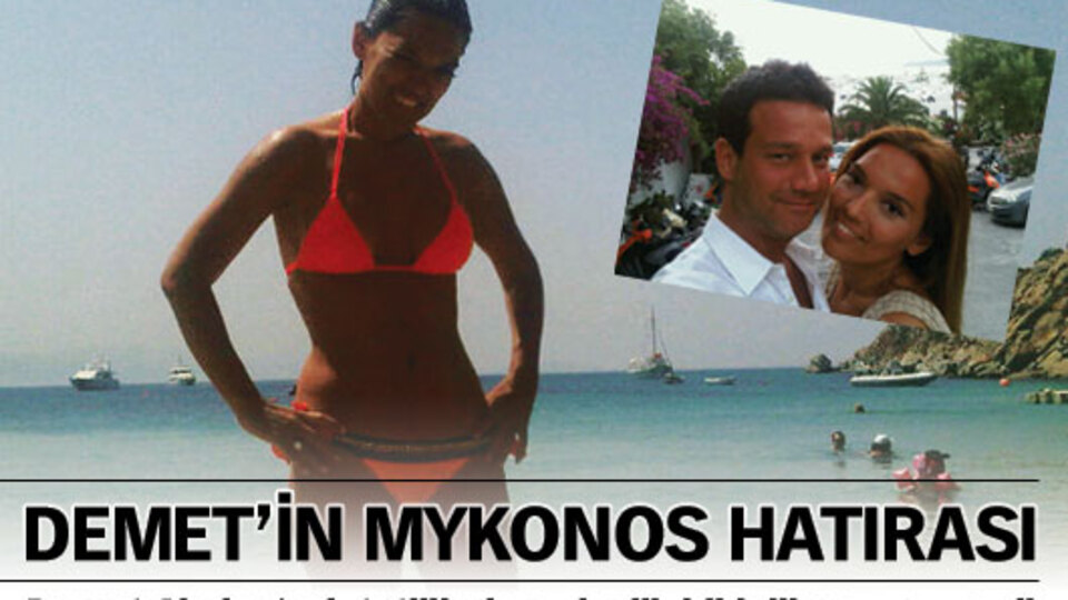 Demet sezonun ilk bikinili fotoğrafını verdi