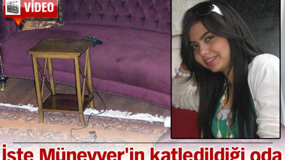 İşte Münevver'in katledildiği oda