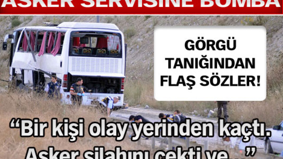 Görgü tanığından çarpıcı iddia