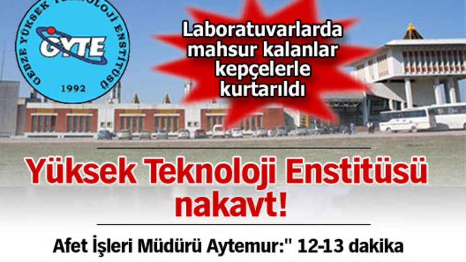 Yüksek Teknoloji Enstitüsü nakavt!