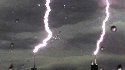 Aynı anda iki yıldırım birden - GALERİ