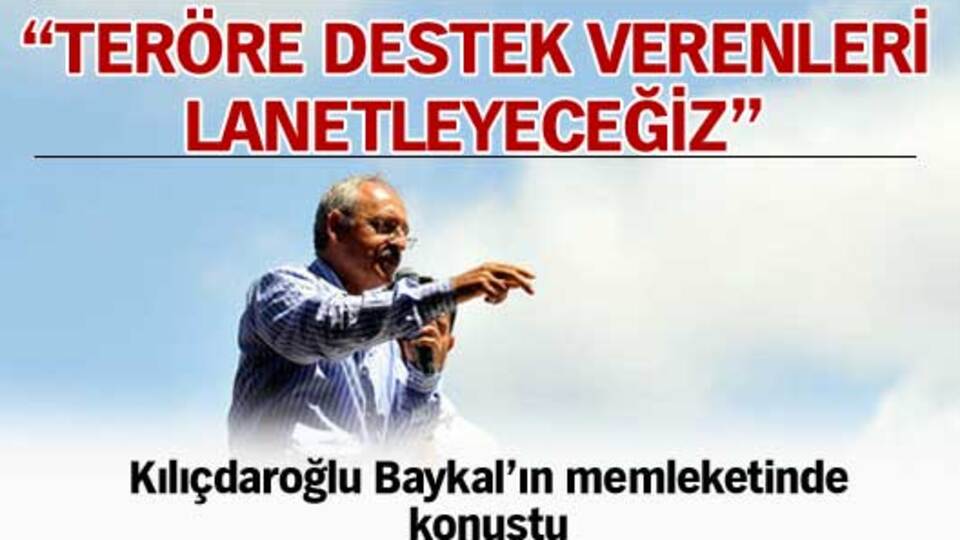 "Teröre destek verenleri lanetleyeceğiz"