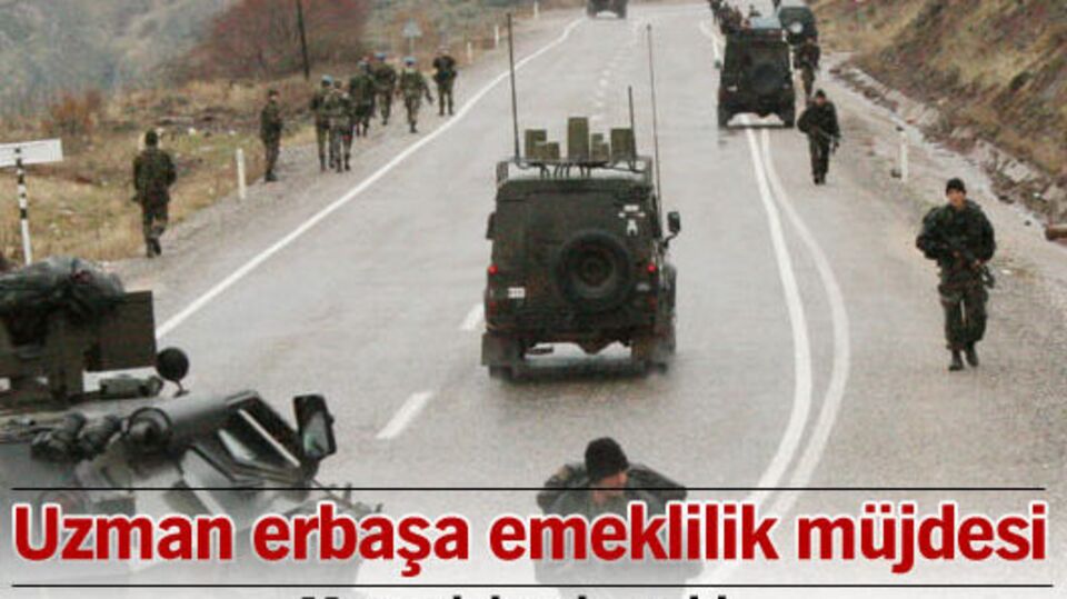 Uzman erbaşa emeklilik müjdesi