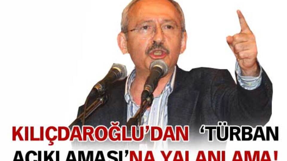 Türban açıklamasına yalanlama