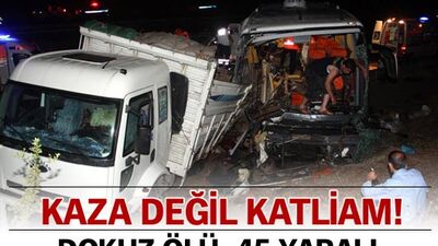 Kaza değil katliam!