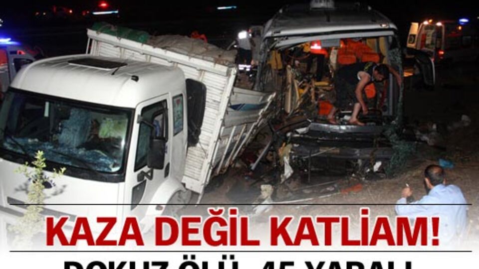 Kaza değil katliam!