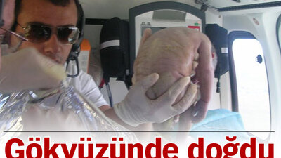 Gökyüzünde doğdu