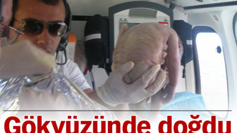 Gökyüzünde doğdu