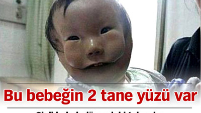 Bu bebeğin 2 tane yüzü var