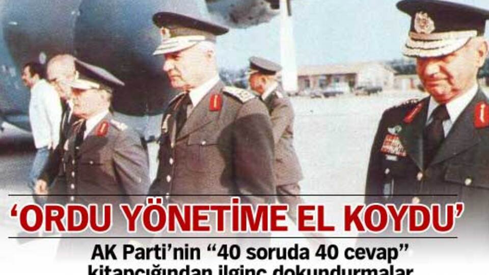 'Ordu yönetime el koydu'
