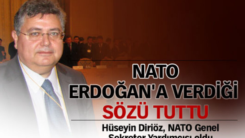 Diriöz, NATO'nun 2. adamı oldu