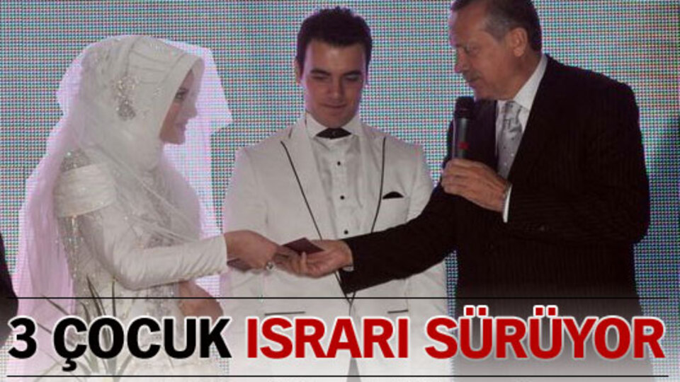 3 çocuk ısrarı sürüyor