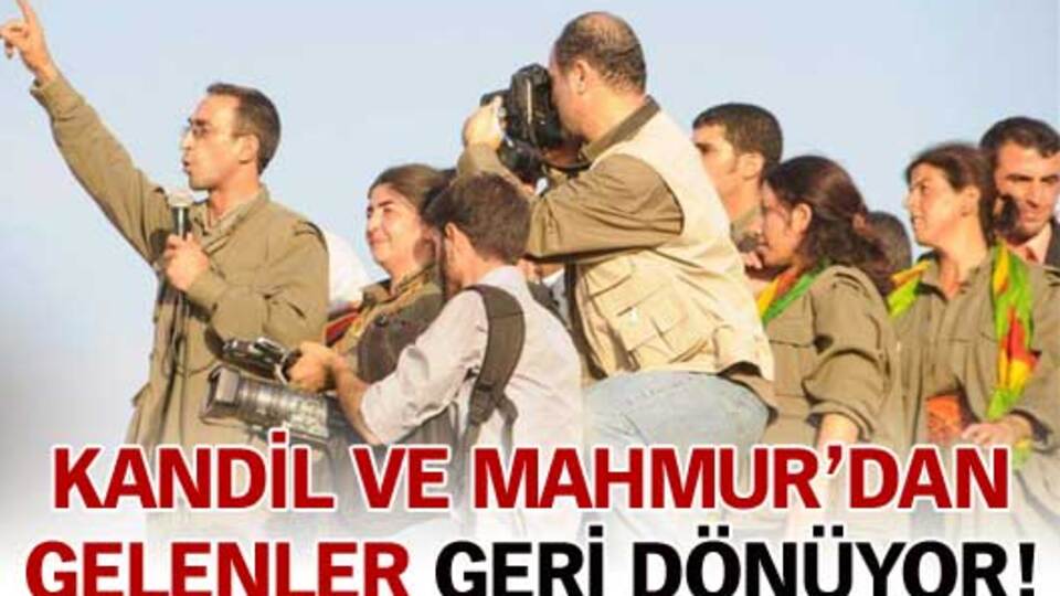 Kandil ve Mahmur'dan gelen 14 kişi geri döndü!