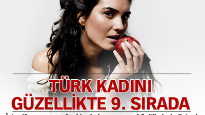 Türk kadını güzellikte 9'uncu sırada