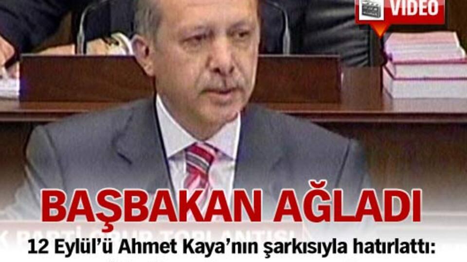 Başbakan Erdoğan ağladı