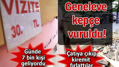 Geneleve kepçe vuruldu!