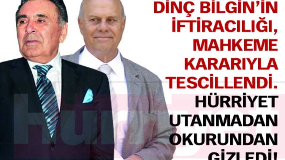 HÜRRİYET UTANMADAN OKURUNDAN GİZLEDİ!
